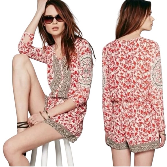 Free People Gardenia Resort Romper - Size M - Picture 5 of 9